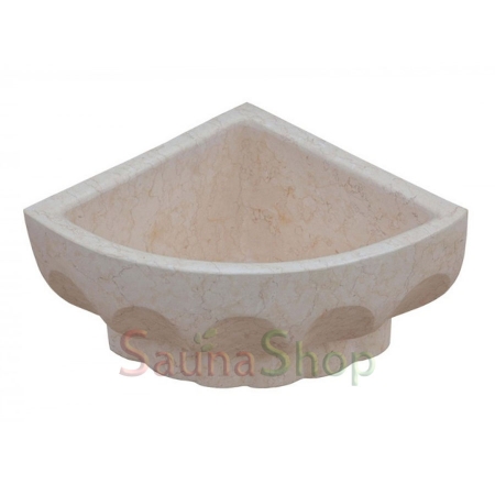 Кутова курна для хамаму TSL-7 Beige Marble