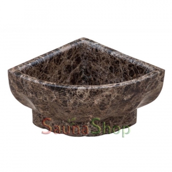Кутова курна хамам TSL-7 Brown Marble