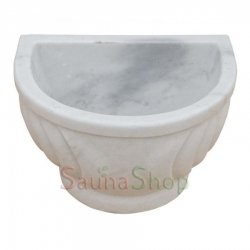 Курна-умивальник для хамама TSL-3 White Marble