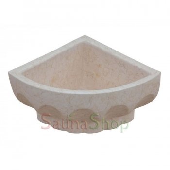 Кутова курна для хамаму TSL-7 Beige Marble