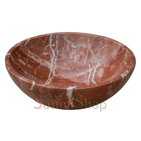 Кругла курна в хамам TSL-8 Red Marble