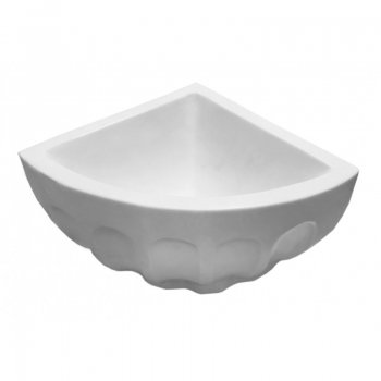 Кутова курна для хамаму TSL-7 White Marble