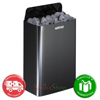 Harvia The Wall SW90E Black Steel