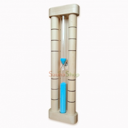 Пісочний годинник для сауни D1-blue, блакитний пісок 