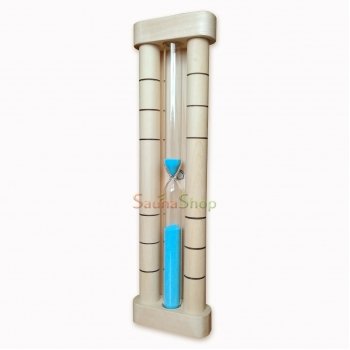 Пісочний годинник для сауни D1-blue, блакитний пісок