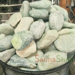 Каміння для банІ жадеїт обвалований, 25кг. Розмір 50-120мм.