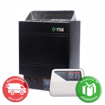 Електрокам'янка для сауни і лазні Eco Flame AMC 45-D 4.5 кВт + пульт CON4