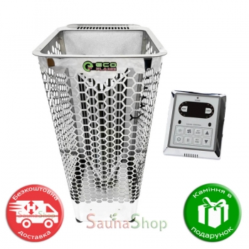 Електрокамянка для лазні Ecoflame LD60 6кВт + пульт CON6