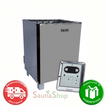 Електрокам'янка для лазні Eco Flame SAM D-12 12 кВт + пульт CON6