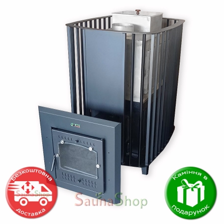Чавунна піч для комерційної лазні Ecoflame Карпати 40, до 40м.куб. 