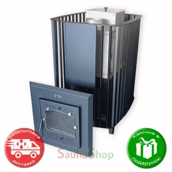 Чавунна піч для комерційної лазні Ecoflame Карпати 40
