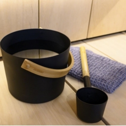 Відро з черпаком для сауни Harvia Black 4л. 