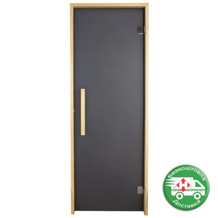 Двері для сауни Tesli Lux Graphite Sateen, вибір розміру