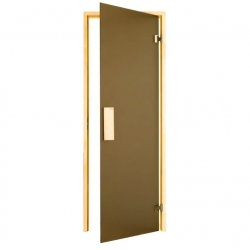 Скляні двері для сауни Tesli "Briz RS" 700*1900мм. Скло 6мм. 