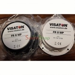 Термостійка звукова колонка для сауни та лазні Visaton FR 8 WP, білий колір