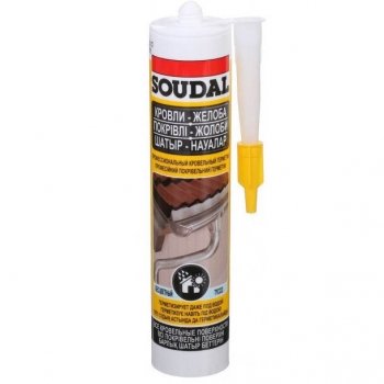 Професійний покрівельний герметик Soudal AQUAFIX, 280мл