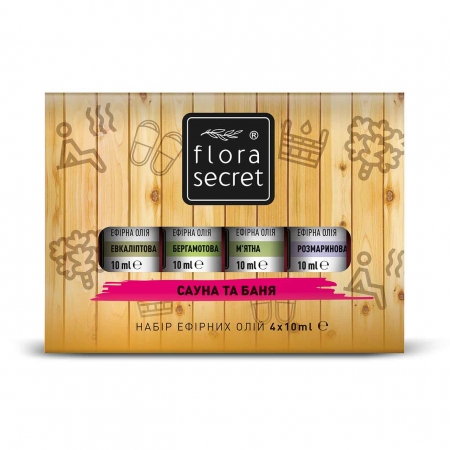Аромаолії для сауни і лазні "Сауна і лазня" Flora Secret
