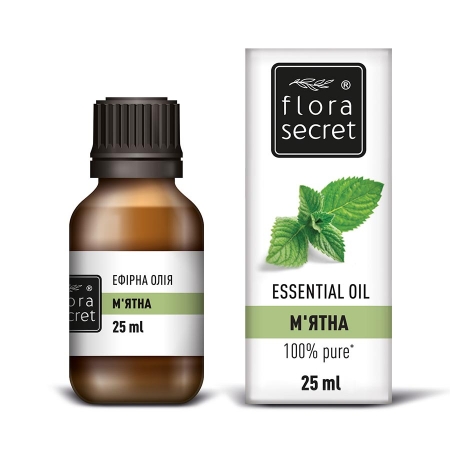 Ефірна олія для лазні Мята перцева, 25мл Flora Secret