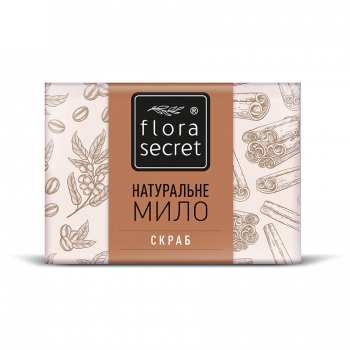 Мило ручної роботи "Скраб" Flora Secret