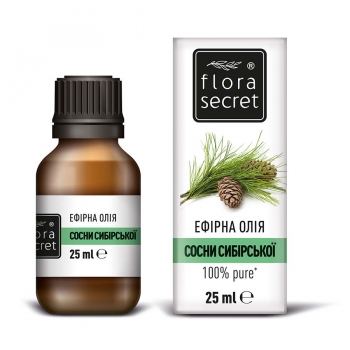 Натуральна ефірна олія Сибірська сосна, 25мл Flora Secret