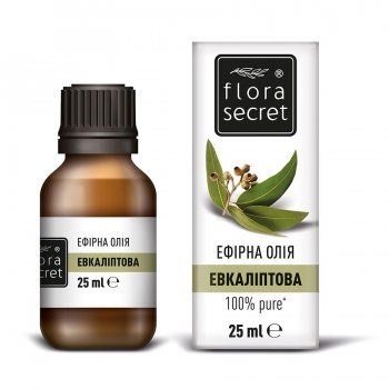 Ефірна олія для лазні Евкаліпт, 25мл Flora Secret