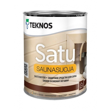 Просочення для вагонки Teknos Satu Saunasuoja, 0,9л Фінляндія