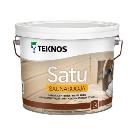 Просочення для вагонки Teknos Satu Saunasuoja, 2.7л Фінляндія