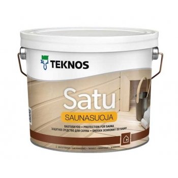 Просочення для вагонки Teknos Satu Saunasuoja, 2.7л Фінляндія