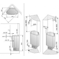 Електрокамянка Harvia Delta D36E