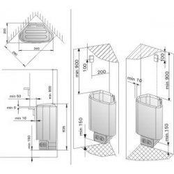 Електрокамянка Harvia Delta D36E